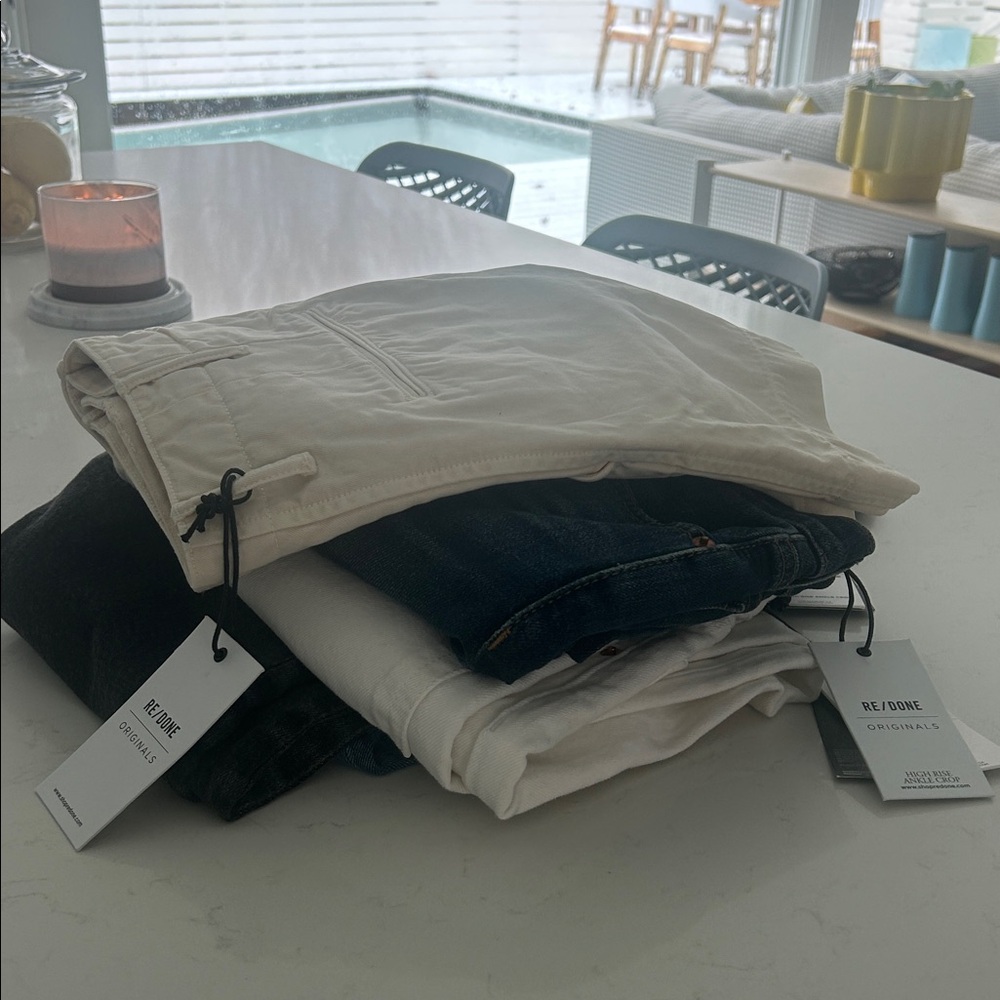 Re/Done jeans lot of 5 sizes 24 to 31 read description